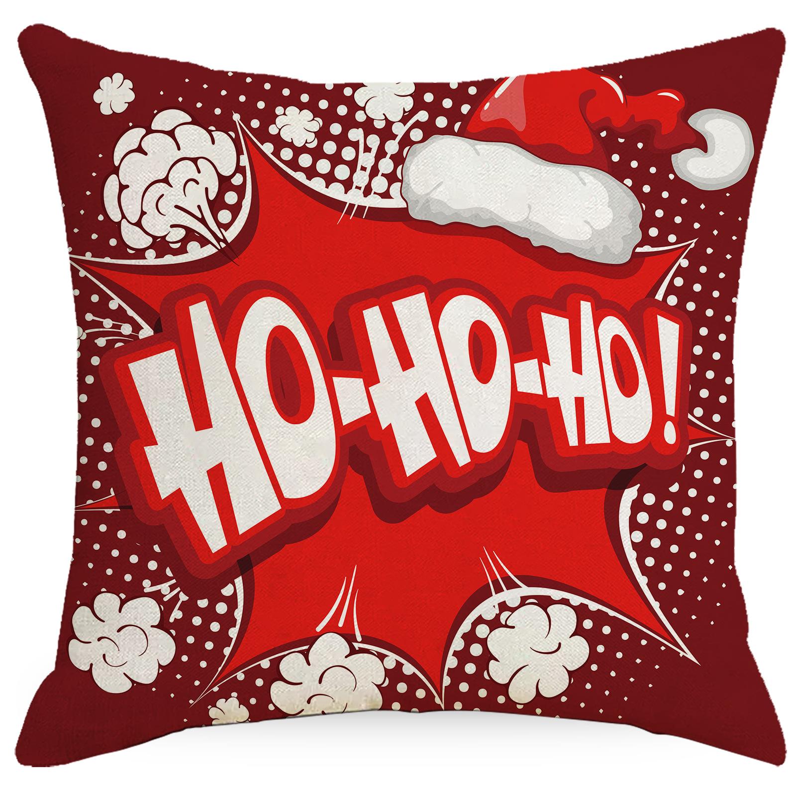 

Новая Рождественская наволочка Оригинальный Санта Рождественская елка Праздничное украшение 45 * 45Cm