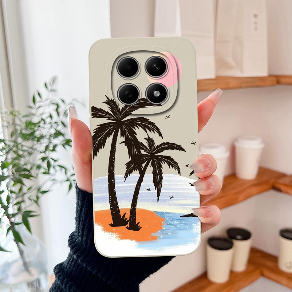 For Poco M8 Pro Case Cute Design Shockproof Phone Protector Soft Liquid Silicone High Quality Back Cover For Poco M 8 M8Pro Capa