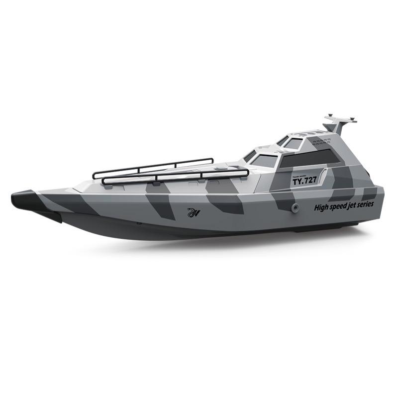 2.4G Turbo Jet High-Speed Remote Control Racing Speedboat Electric Water Toy Model