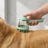 Pet Bath Brush with Shampoo Dispenser Dog Shower Brush Gentle Massage Pet Brush for Dogs And Cats Bath Shower Tool