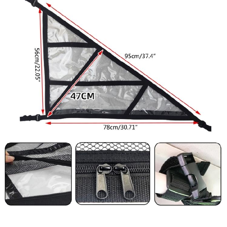 Car Roof Ceiling Cargo Net Mesh Storage Bag Pouch Organizer For Campers Caravans