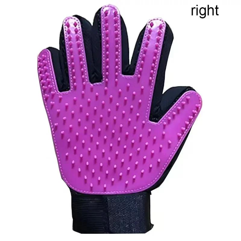 Pet Grooming Glove for Dogs  Cats – Hair Remover  Deshedding Massage Glove