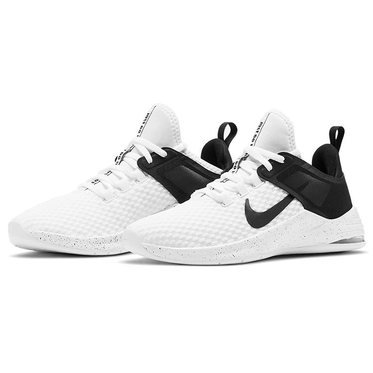 Nike Air Max Bella TR 2 Comfortable Versatile Mesh Low-Top Marathon Running Shoes Women Sneaker Black White AQ7492-103