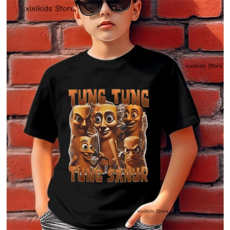 2025 Hot Sale Ice Cream Six Seven 67 Meme Printed T Shirt Girls/Boys Funny Kawaii Kids Clothes Summer Short Sleeve Shirt
