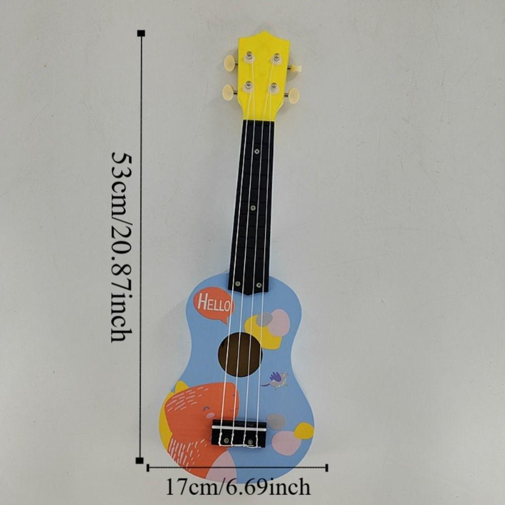 Full Wooden Barrel Body Mini Guitarra 4 Strings Beginner Ukulele Kids Ukulele  Musical Awakening