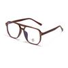 Double Beam Glasses Men'S Tr8935 Box Plain Mirror Women'S Tr90