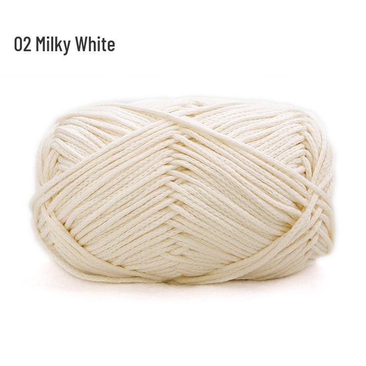 Xue Feier Suxin 2mm Round Hollow Pure Cotton Crochet Yarn for DIY Knitting