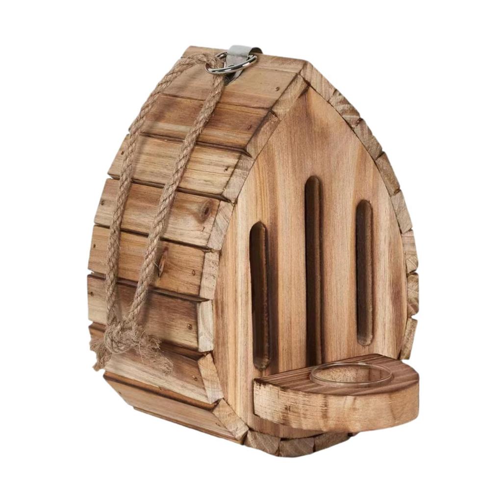 Wood Butterfly House Decor Water Tray Rustic Hanging Butterflies