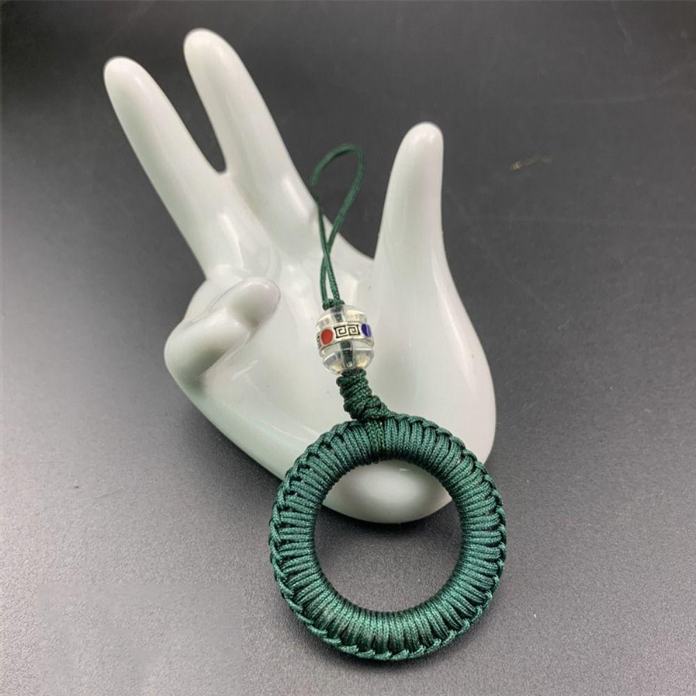 

Lanyard Short Pendant Lanyard Ring Buckle Anti-lost Rope Mobile Phone Straps Mobile Phone Lanyard темно-зеленого