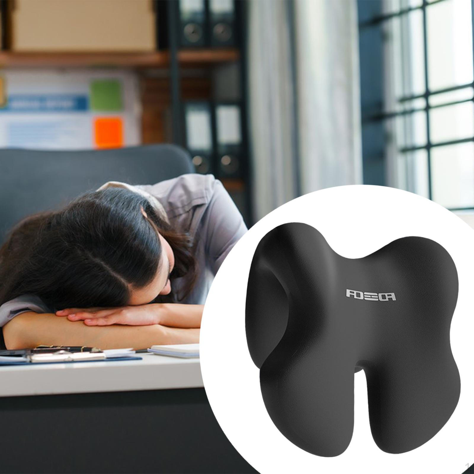 

Подушка для поддержки шеи из пены с эффектом памяти, подушка для перерыва за столом, дышащая подкладка-подлокотник, поясничная поддержка для стула для игр чёрный