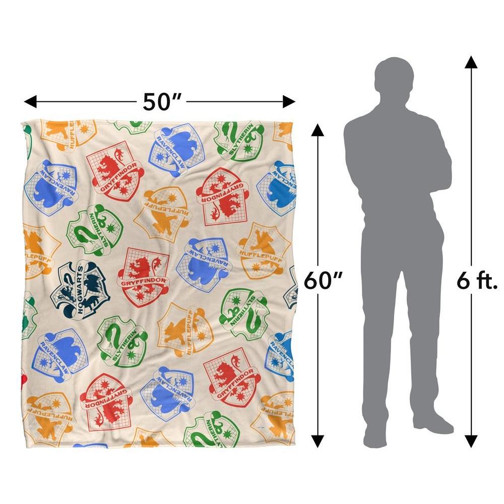 Harry Potter House Crests Blanket