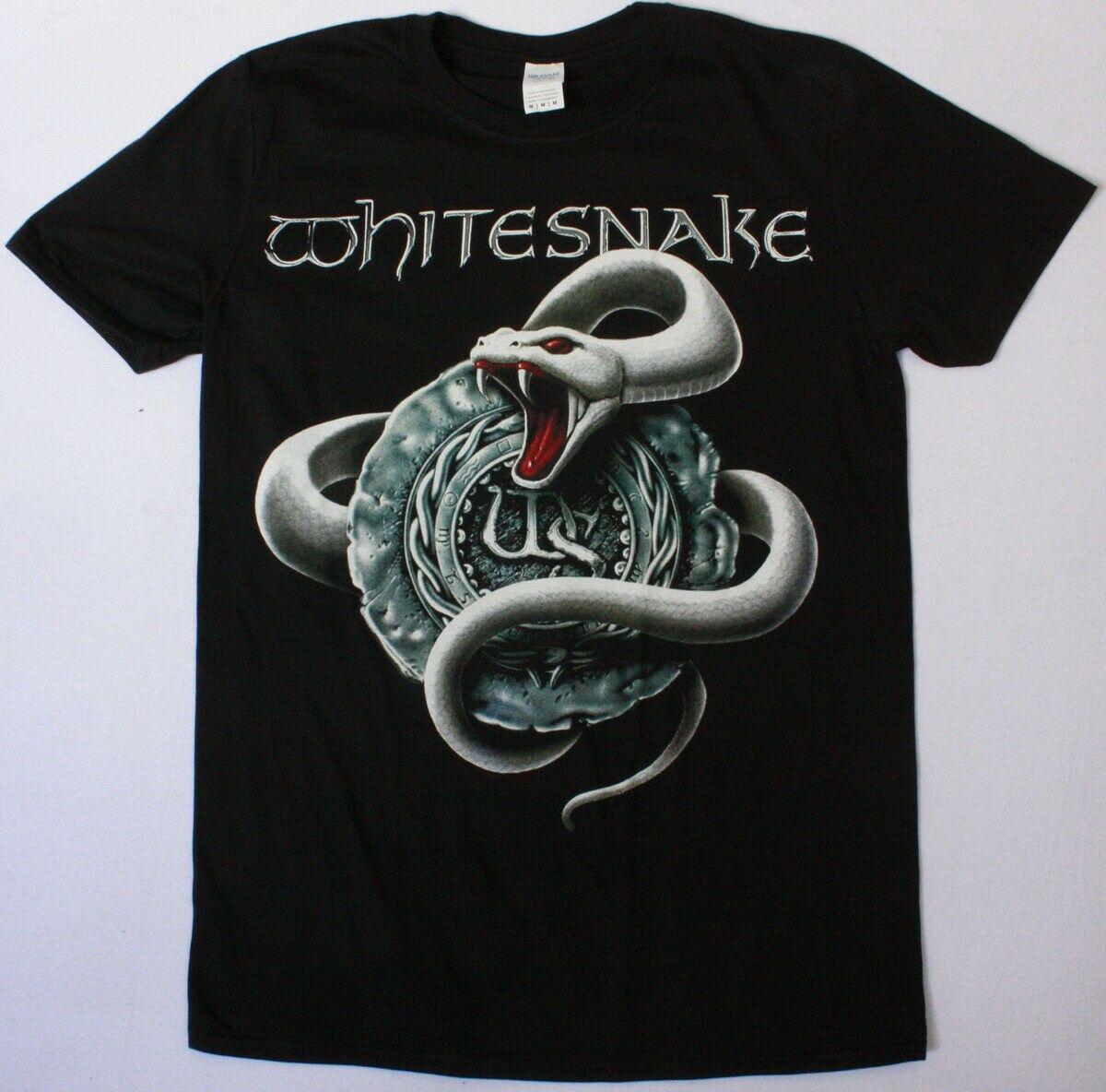 

Whitesnake Белая змея Дэвид Coverdale Hard Rock Глубокий T -Рубашки Мужчины женщины L Top Tees Случайный Хлопок Хипхоп футболки