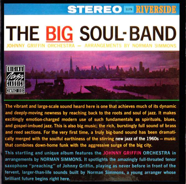 

CD JOHNNY GRIFFIN - Big Soul Band OJCCD4852 Original Jazz C 1990 Japan Jazz