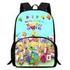 Digitale Bausteine Numberblocks Schultasche Hochauflösend Multifunktional Oxford Leichter Rucksack