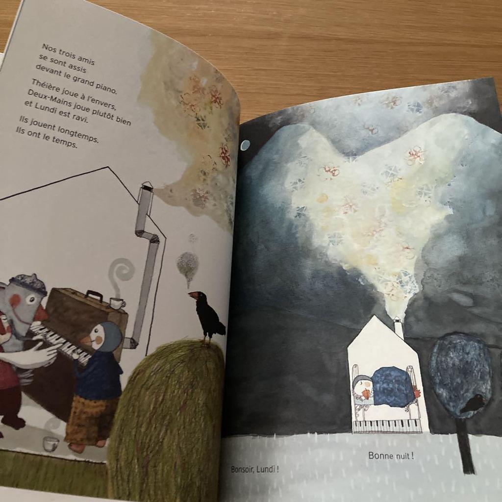 [USED] "Lundi" Aline Herbauts French Picture Book