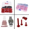 Worldmotop Fairing Bolt Kit Screws Fasteners Universal Compatible With Yamaha Honda Kawasaki Suzuki BMW,Fairing Bolt Kits Metric Bolts And Nuts