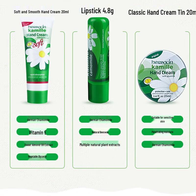 Herbacin German Chamomile Hand Cream Commemorative Set