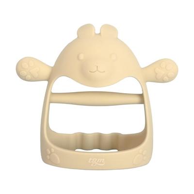 TGM Domestically Produced Infant Platinum Silicone Glove Type Rabbit Wrist Teether, Beige, Product + Case, Korean Baby Products