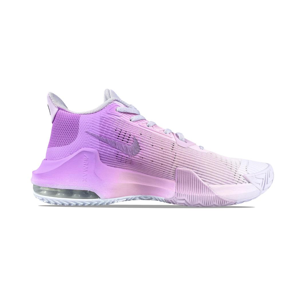 Nike Air Max Impact 3 Cushioning, Wear Resistant Low top Basketball Shoes Unisex Purple DC3725-101(Team761-)