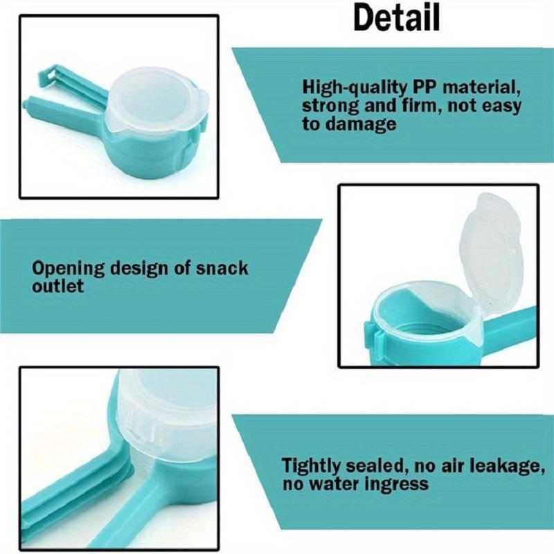 Snack Sealing Clip Fresh Keeping Sealer Clamp Helper Food Saver Travel Kitchen Gadgets Seal Pour Food Storage Bag Clip