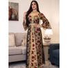 Middle East Ethnic Print Dubai Gauze Dress