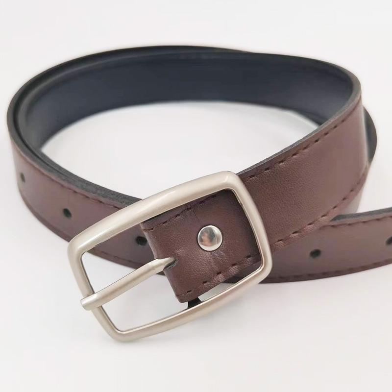 Clothing Matches with Women's Pin Buckle Belt Simple and Versatile Jeans Dress Suit Pants Decorative Belt