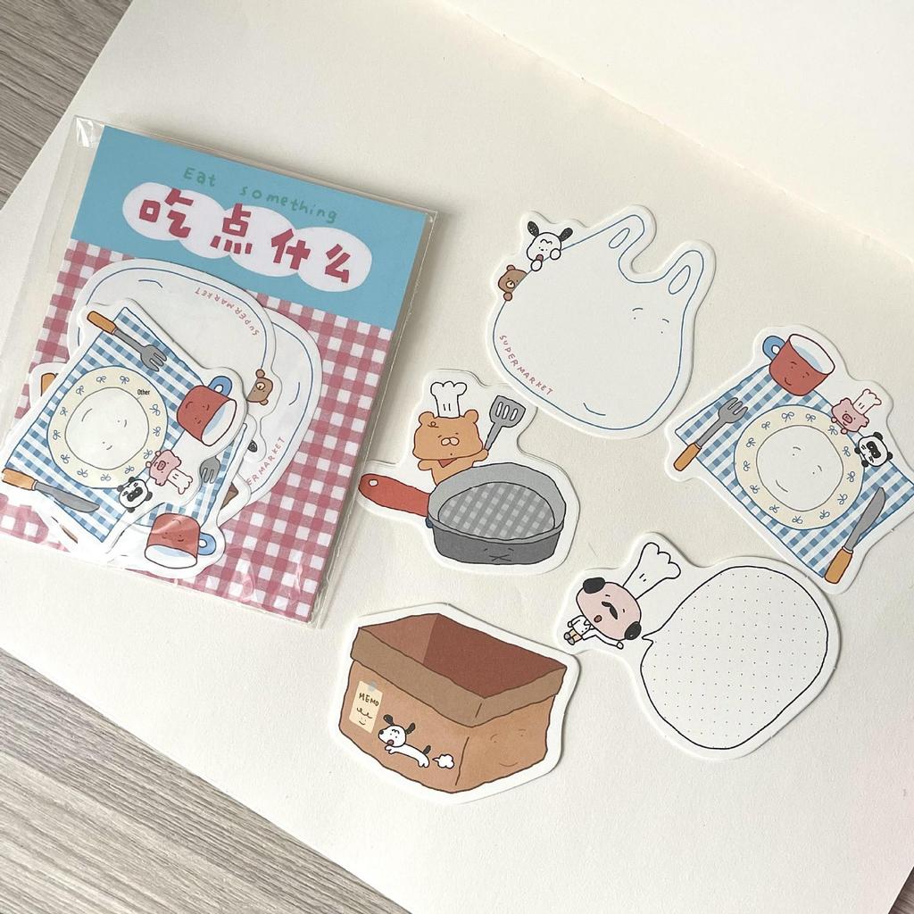 Bell Classmate Series 41 Colorful Cookware Sticky Notes for Journals and Scrapbooking