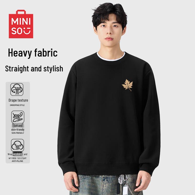 

MINISO Unisex American Heavyweight Crewneck Sweatshirt 3XL