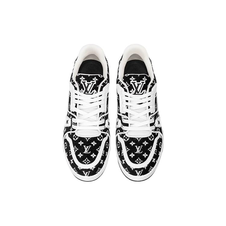 Louis Vuitton Lv Trainer Sneakers 'Black Monogram' 1ABFTE