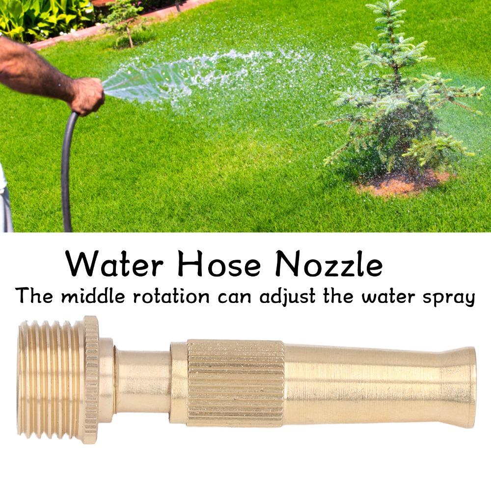 2PCS G1/2 Male Thread Water Hose Nozzle Copper Hose Nozzle Garden Hose Nozzle  Lawn Irrigation