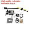 15mm Carburetor Kit For Brushcutter 43cc 49cc 52cc Brush Cutter with Seal Hose Spark Plug Petrol Filter Replacement Parts 40-5 Carburetors Jets 1