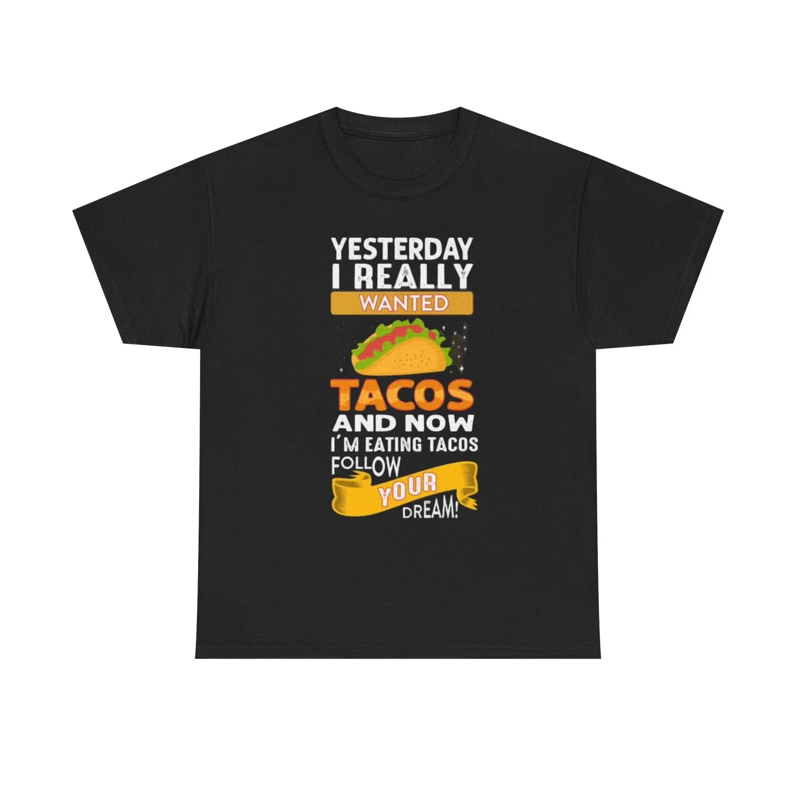 Men s and Women s T-shirts I Love Tacos Graphic XL