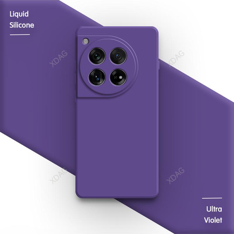 Αρχική Μαλακή Θήκη Κινητού για OnePlus 12 12R 5G Funda Τετράγωνη Αντικραδασμική Υγρή Σιλικόνη Προστασία Κάμερας Υψηλής Ποιότητας Πίσω Κάλυμμα