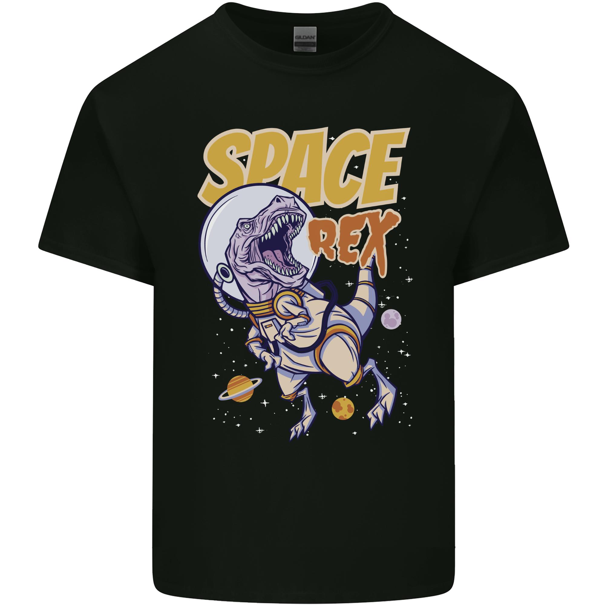 Space Rex Funny Astronaut SpaceUnisex Dinosaur Unisexs Light Cotton TShirt S