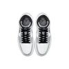 Air Jordan 1 Mid Smoke Grey Men Sneakers Light-Smoke-Grey Black White 554724-092