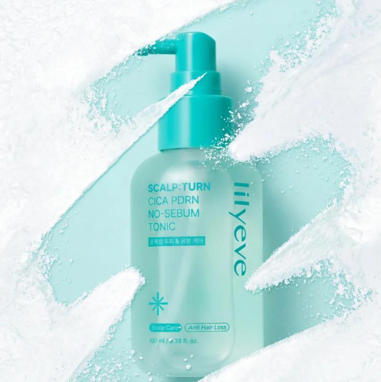 LILYEVE Scalpturn Cica PDRN No-Sebum Tonic 100ml – Sebum Control & Scalp Soothing Care