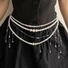 Clothing Accessories Pearl Pendant Belt Strap Multilayer Party Belt  Casual Wear