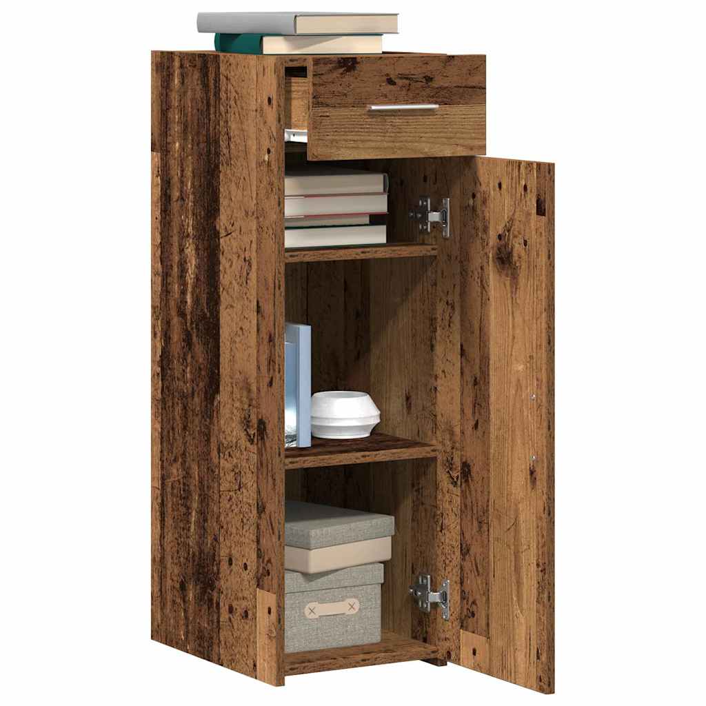 Sideboard with Drawers Reclaimed Wood Look 30 x 42.5 x 93 cm