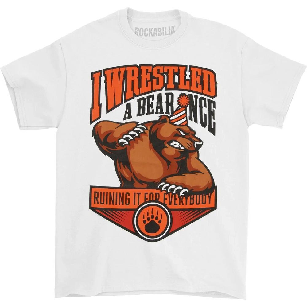 Iwrestledabear<wbr/>once Party Mascot T-Shirt Cotton Men All Size S To 5XL BO1289 Unisex T-Shirt