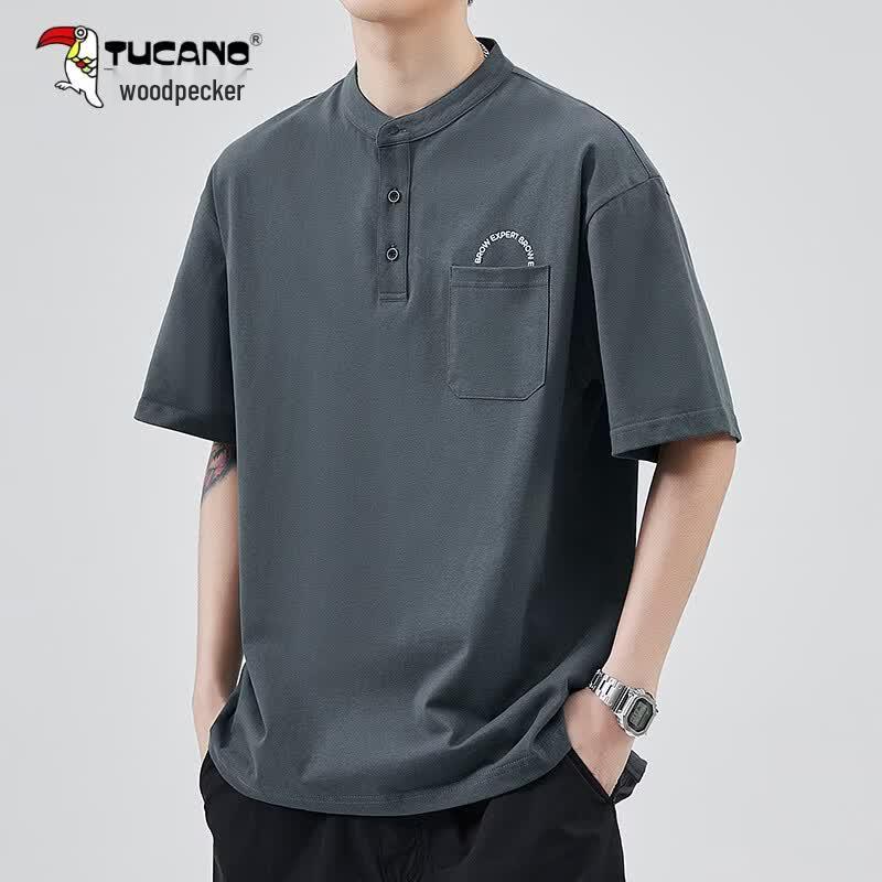 TUCANO Men s Ice-Feel Cotton Casual Short Sleeve T-Shirt L