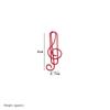 20PCS/Set Music Note Music Note Metal Paper Clips Metal Music Note Shaped Paper Clip  Office