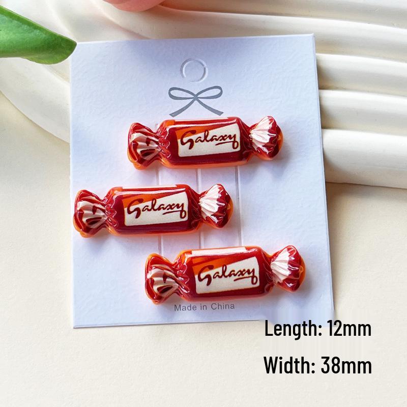 Resin Candy Food Simulation: DIY Jewelry, Phone Case, Crocs Patches, Hair Clips & Accessories.