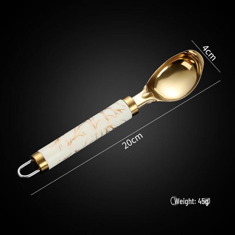 OJW Thickened Stainless Steel Ice Cream Spoon