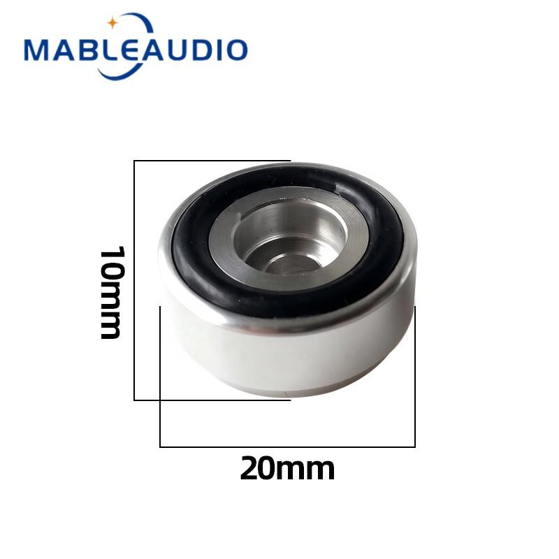 4PCS/set 20x10mm Aluminum Alloy Speaker Amplifier Feet Audio CD Player Computer Anti-Vibration Pads Amplifier AccessoriesGood Product