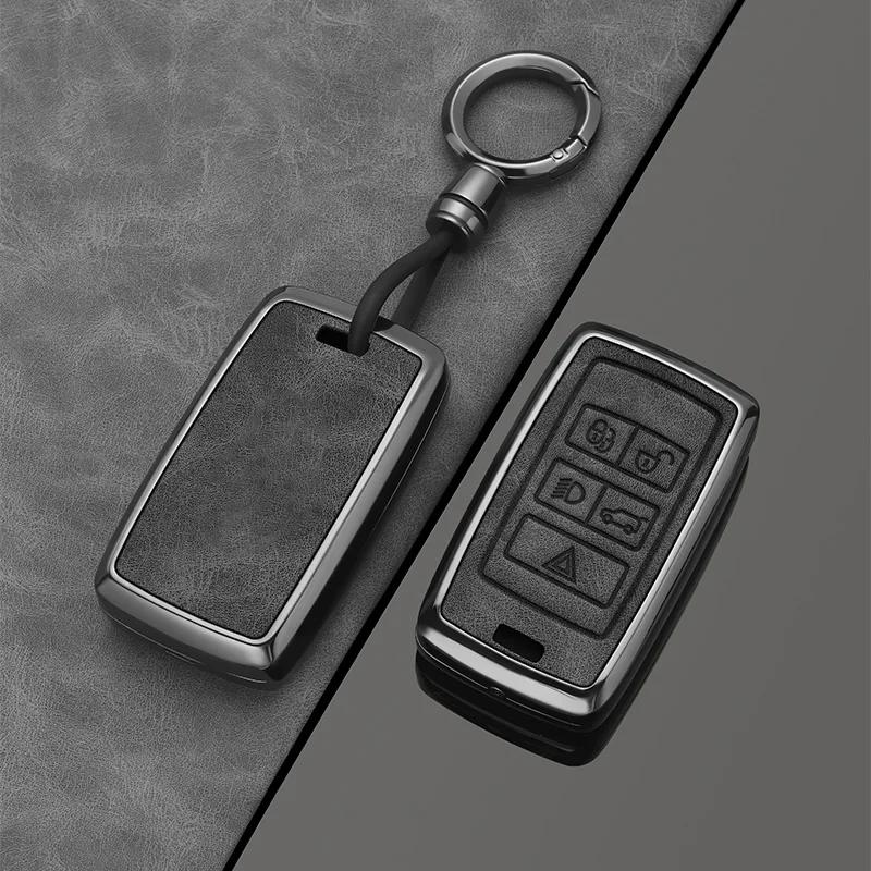 

Interior Mouldings Alloy Style Car Key Case Cover Shell Fob For Land Rover Range Rover Discovery 5 Sport For JAGUAR XE XF XJ F