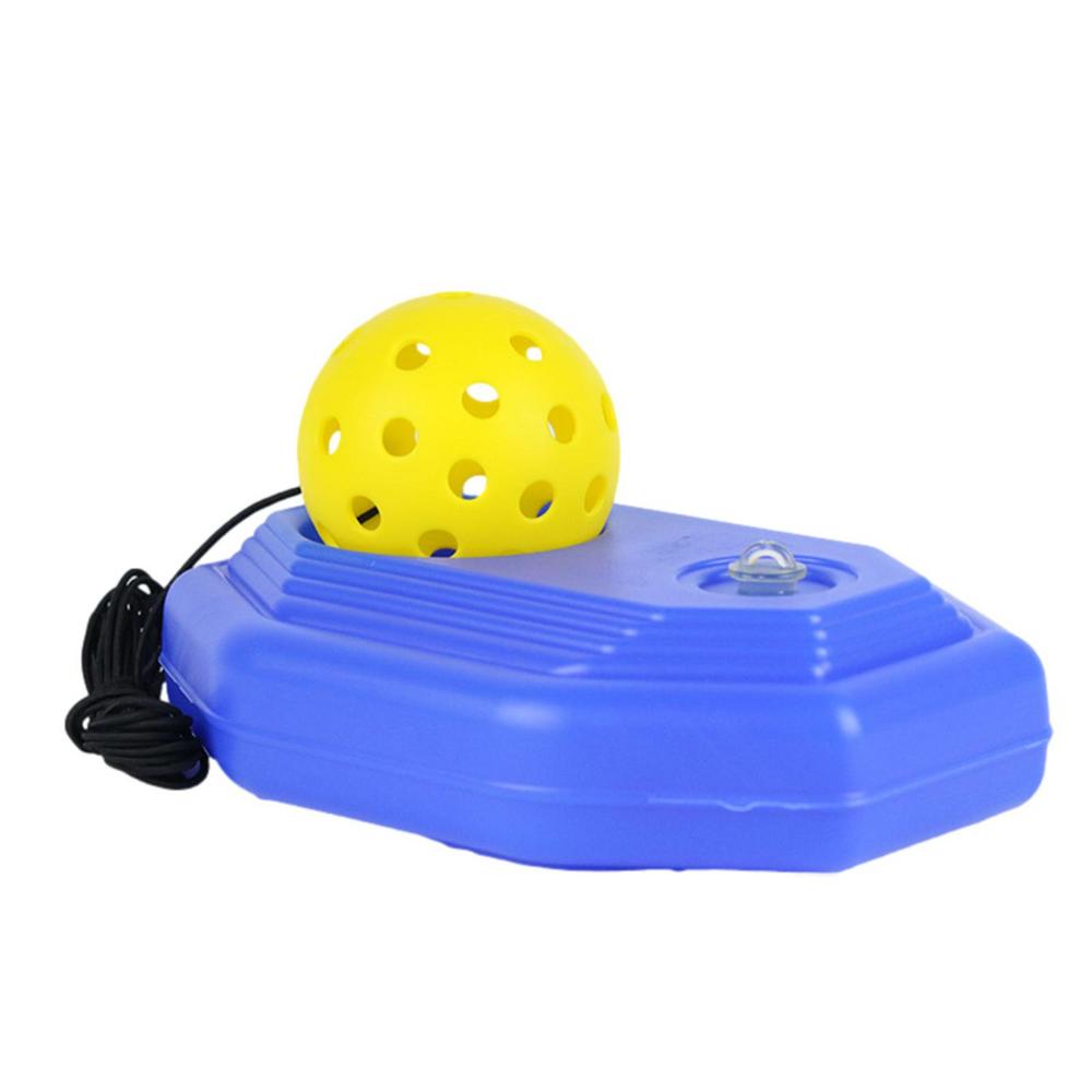 Pickle Ball Training Aids Bases With Elastic Rope Ball Professional PickleballPractice Tool Self-Duty Rebound PickleballTrainer