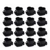 200 Heart-Shaped Tattoo Ink Cups with Base - Plastic Pigment Containers for Tattoo Art