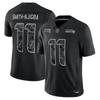 2026 NFL Tribute Black Full Embroidered T-Shirt Casual Sports Top
