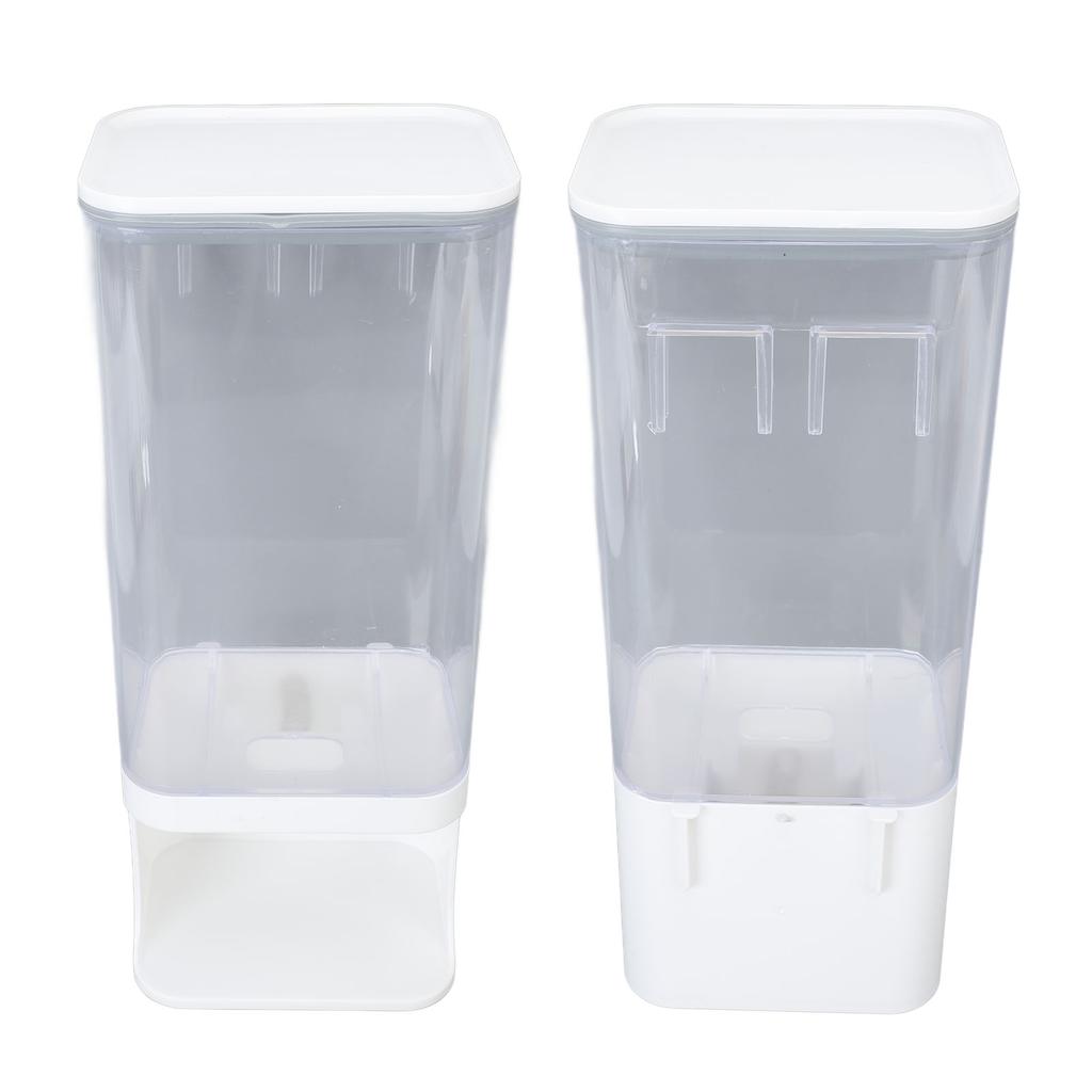 Rice Container Tight Storage Dispenser Wall Mounted Ed Bucket Press Type Kitchen Supplies