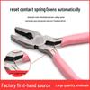 Jewelry Pliers Set: Pointed, Gold/Silver Cutting, Round, Sprue, Flat, Angled Nose Tools for Handmade Wire Wrapping & Beading.